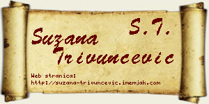 Suzana Trivunčević vizit kartica